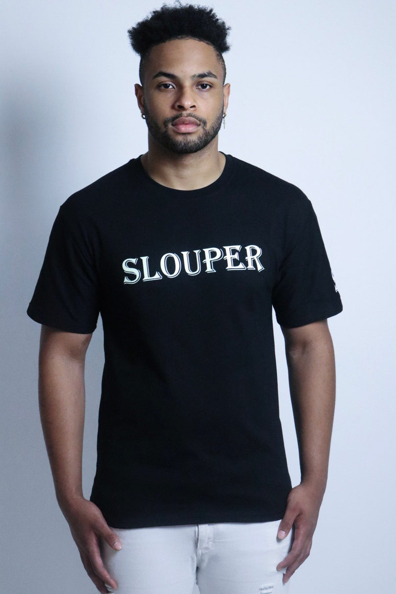Slim Fit T-Shirt -Black - Slouper