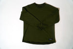 Slouper French Terry Pullover - Olive Green - Slouper