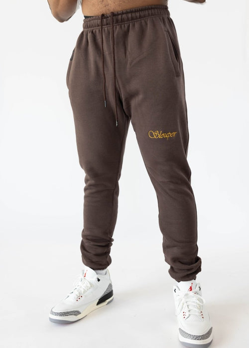 Urban Ethereal Brown Joggers - Slouper