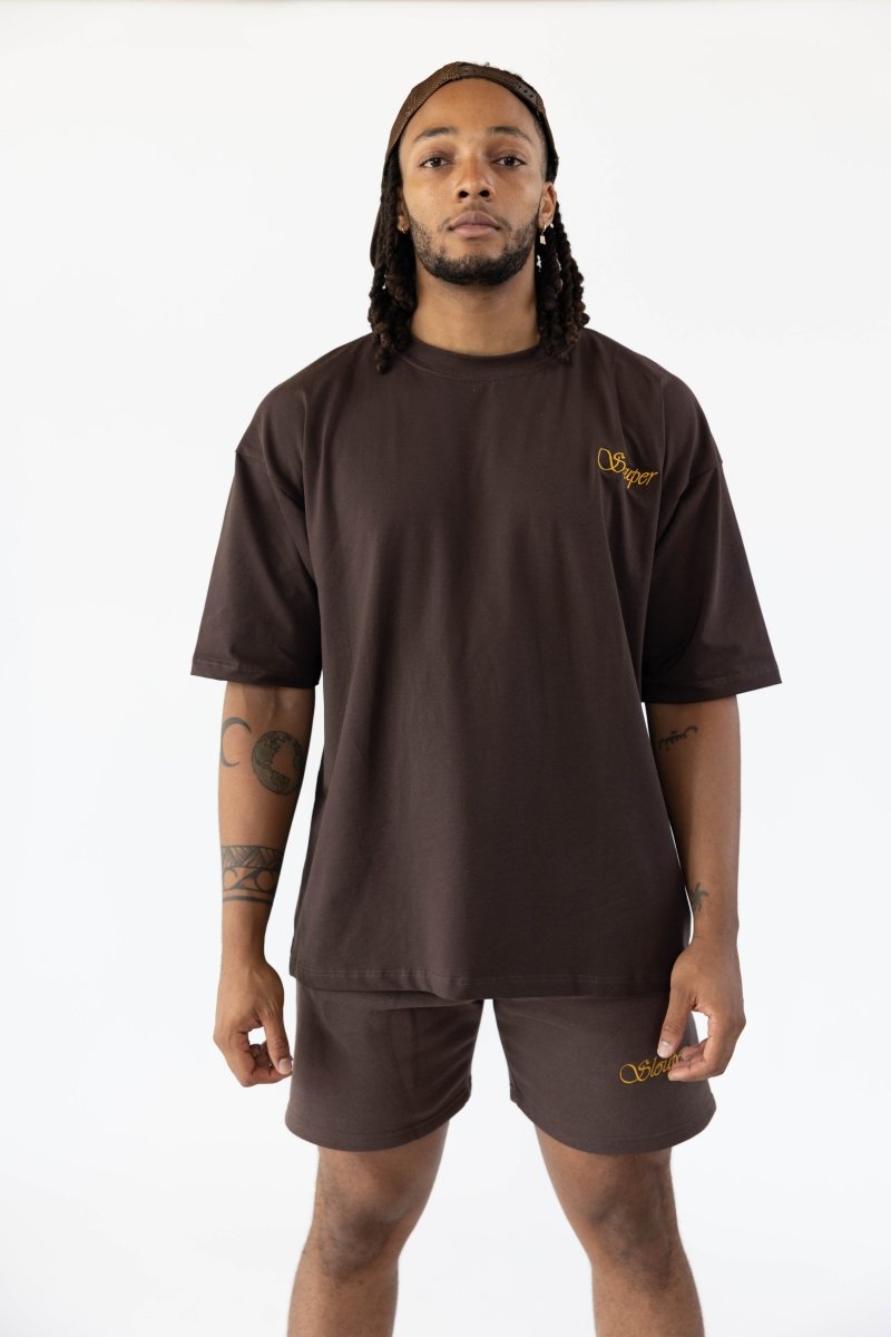 Urban Ethereal Men's Brown T-Shirts - Slouper