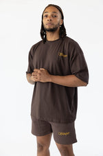 Urban Ethereal Men's Brown T-Shirts - Slouper