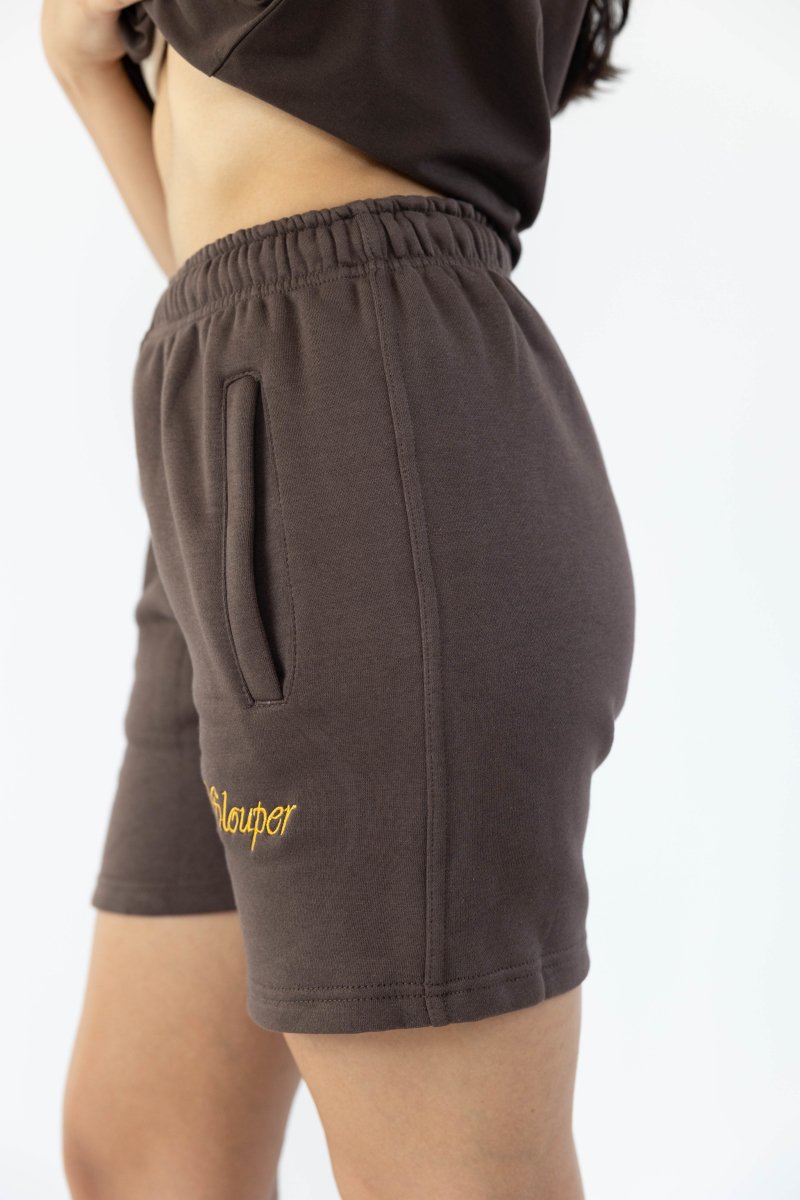 Urban Ethereal Women's Brown Shorts - Slouper