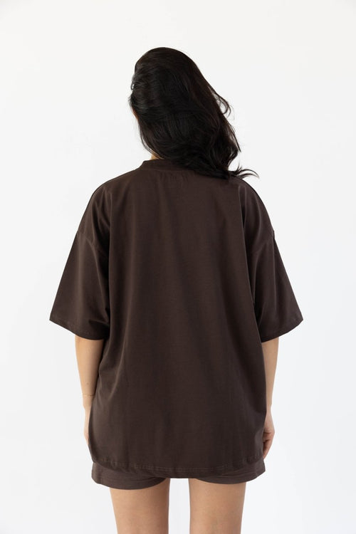 Urban Ethereal Women's Brown T-Shirts - Slouper