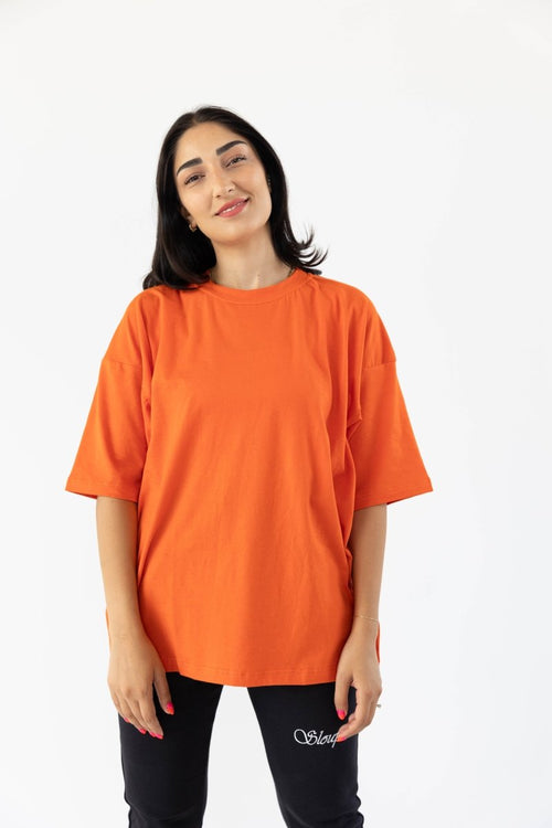 Urban Ethereal Women's Orange T-Shirts - Slouper